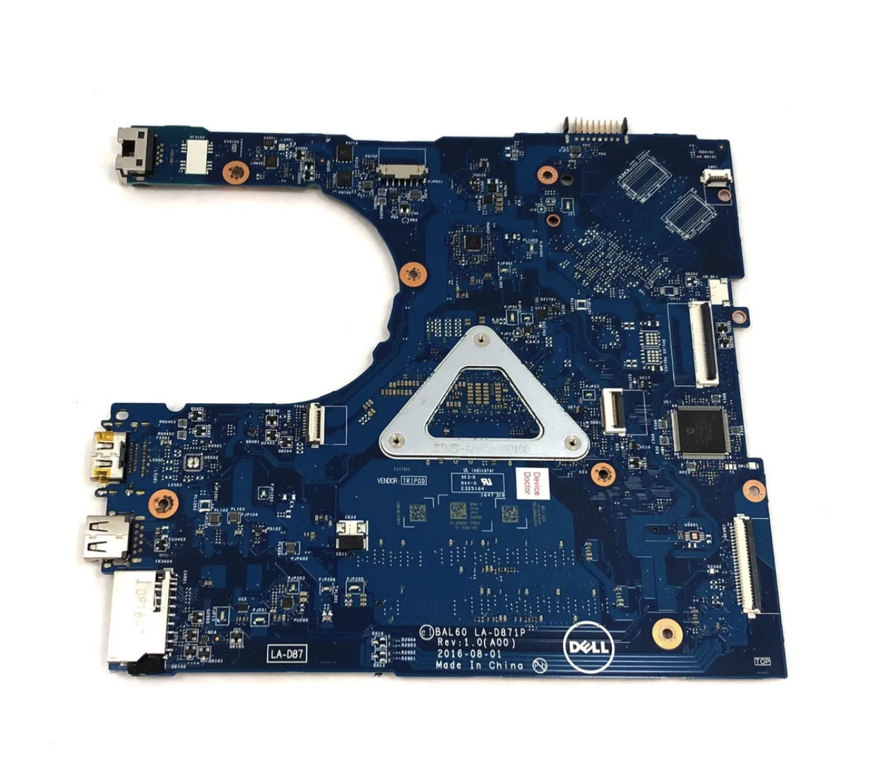 Dell Inspiron 15 5566 Genuine Intel i3-7100U 3.9GHz Motherboard DMD9K LA-D871P