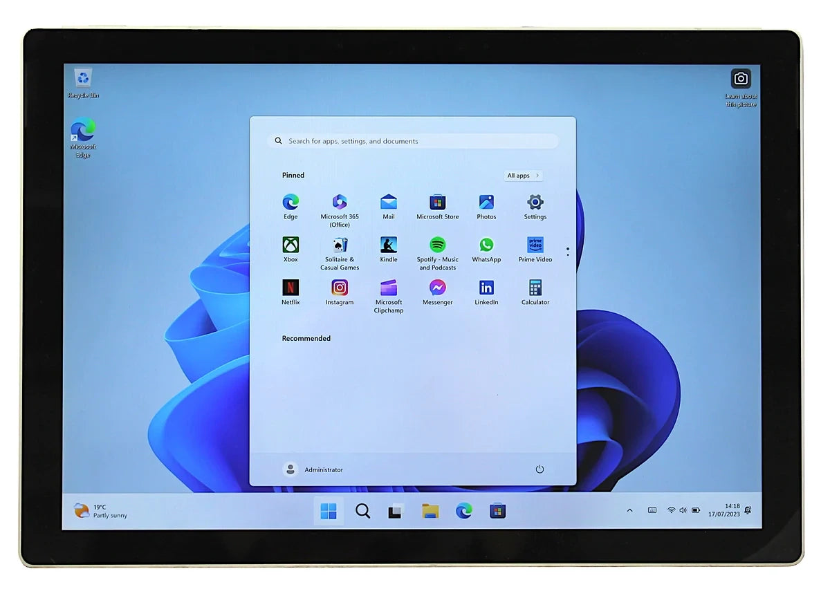 Microsoft Surface Pro 5 12.3" Touch Intel i5-7300U 8GB RAM 256GB SSD Windows 11 Pro - Refurbished A/B Grade Professional Tablet image 2