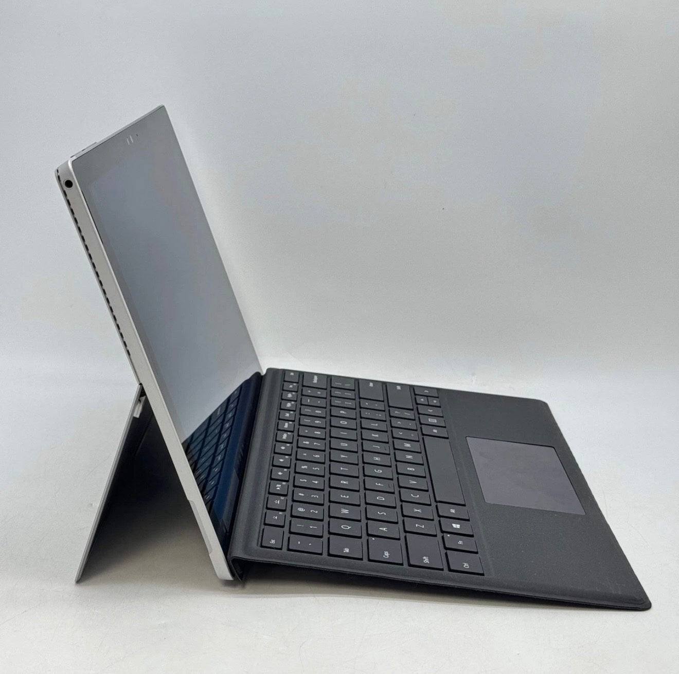 Microsoft Surface Pro 4 1724 i5-6300U 4GB RAM 128GB SSD Silver w/ Keyboard image 1