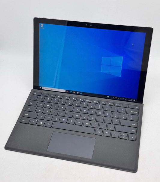 Microsoft Surface Pro 4 1724 i5-6300U 4GB RAM 128GB SSD Silver w/ Keyboard image 0