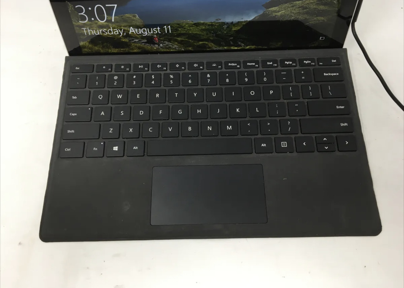 Microsoft Surface Pro 4 1724 | Intel i5-6300U | 4GB RAM | 128GB SSD | Non-Functional Touchscreen - For Parts or Repair image 2