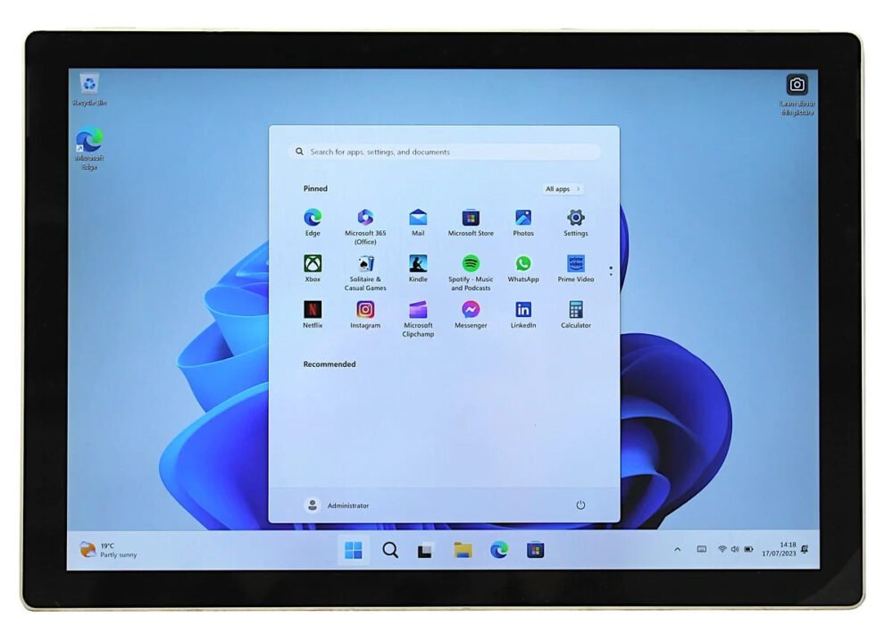 Microsoft Surface Pro 5 12.3" Touch Intel i5-7300U 8GB RAM 256GB SSD Windows 11 Pro - Refurbished A/B Grade Professional Tablet image 2