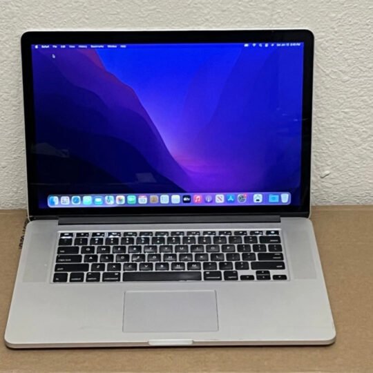 Apple Macbook Pro 15" Mid 2015 Retina, Core i7 2.2GHz 16GB, 256GB SSD, OSX Monterey image 0